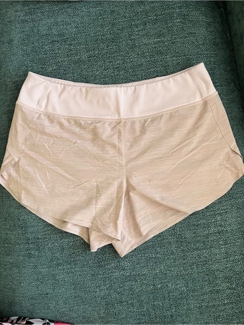 Athleta Light Pink 3.5” Athletic Running Shorts